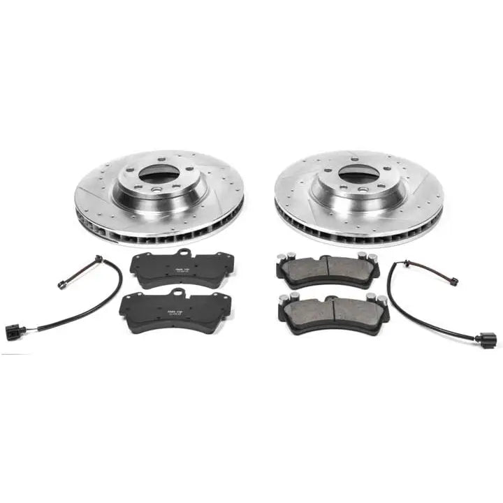 Powerstop K4558 Disc Brake PAD AND Rotor KIT