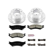Powerstop K5490 Disc Brake PAD AND Rotor KIT