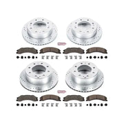 Powerstop K5561-36 Disc Brake PAD AND Rotor KIT