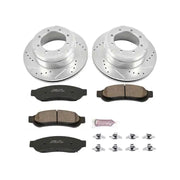 Powerstop K5579 Disc Brake PAD AND Rotor KIT