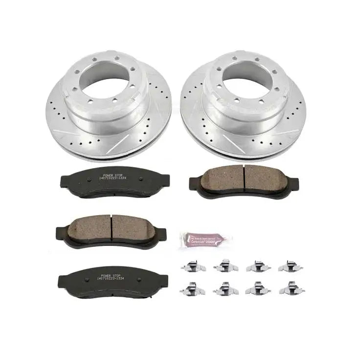 Powerstop K5579 Disc Brake PAD AND Rotor KIT