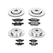 Powerstop K5952 Disc Brake PAD AND Rotor KIT