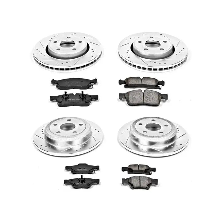 Powerstop K5952 Disc Brake PAD AND Rotor KIT