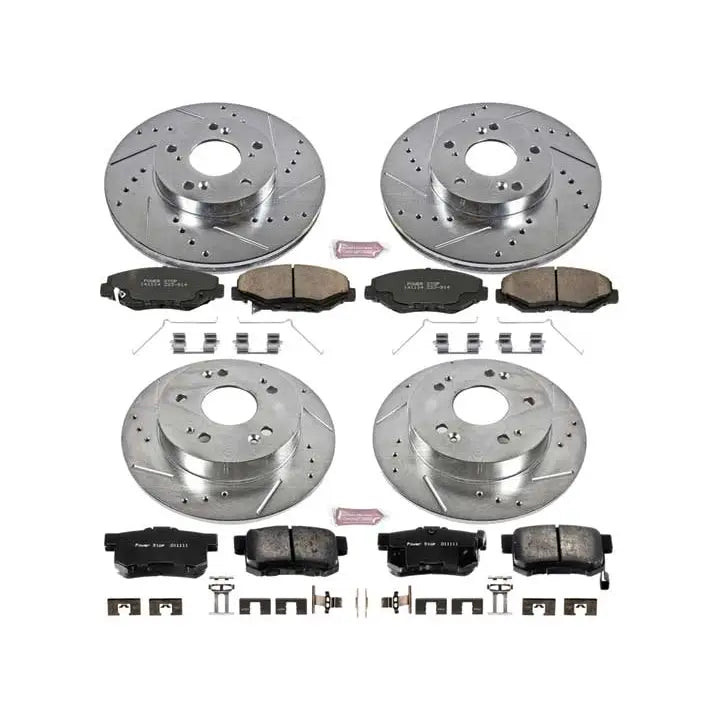 Powerstop K6781 Disc Brake PAD AND Rotor KIT