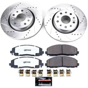 PowerStop K7940-36 Power Stop 18-19 Jeep Wrangler Front Z36 Truck & Tow Brake Kit