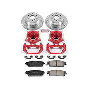 Powerstop KC2083 Disc Brake PAD Caliper AND Rotor KIT