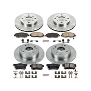 Powerstop KOE1240 Disc Brake PAD AND Rotor KIT