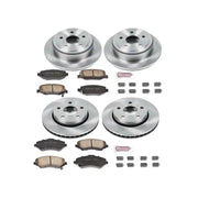 Powerstop KOE2798 Disc Brake PAD AND Rotor KIT