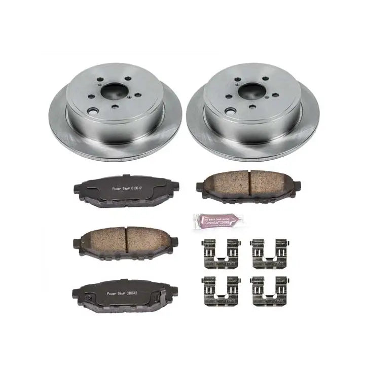 Powerstop KOE4631 Disc Brake PAD AND Rotor KIT