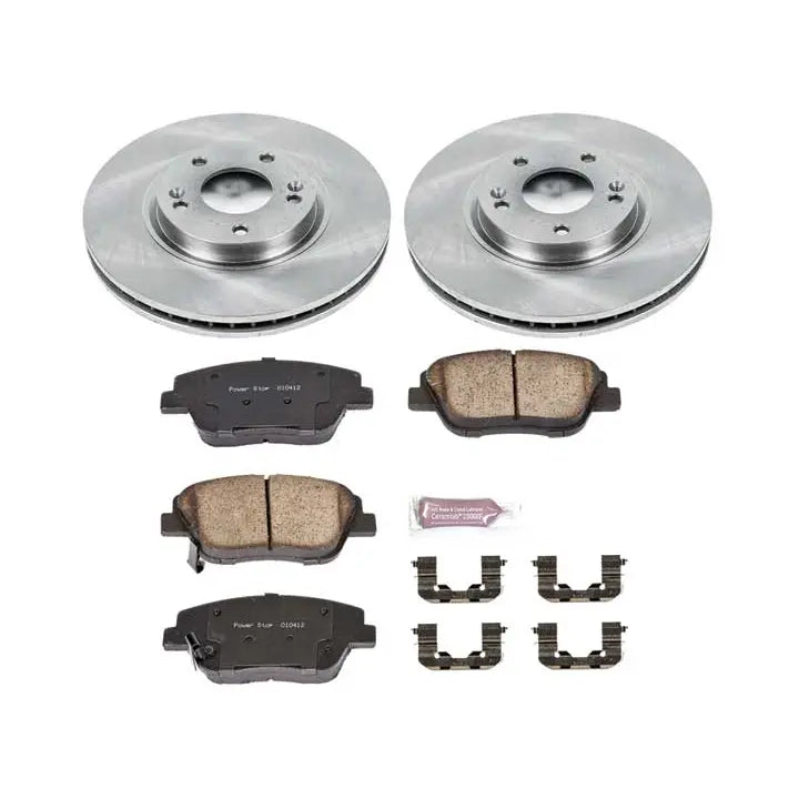 Powerstop KOE5377 Disc Brake PAD AND Rotor KIT