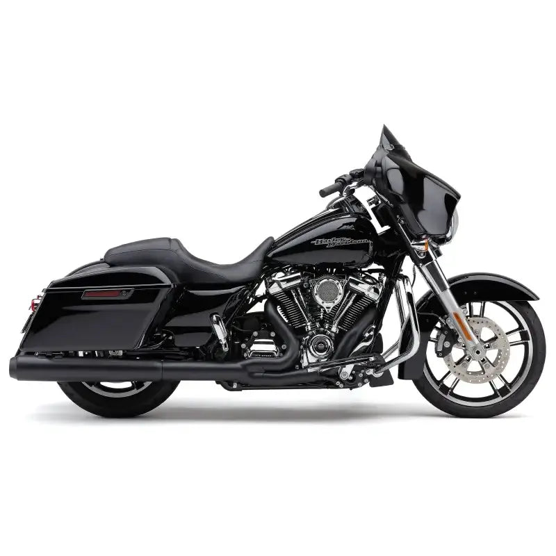 Powrflo 2 1 W/Billet Tip Black Flh/Flt 17 22 - COBRA