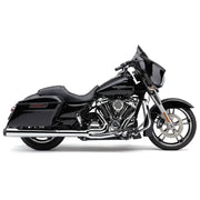 Powrflo 2 1 W/Billet Tip Chrome Flh/Flt 17 22 - COBRA