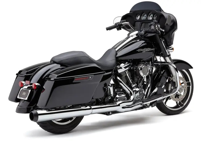 Powrflo 2 1 W/Billet Tip Chrome Flh/Flt 17 22 - COBRA