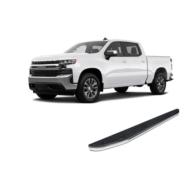 PR-G485 Black Horse Premium Running Boards for 2019 Chevrolet enhancing both style and functionality. Perfect for RV, automotive, powersports, off-road and marine applications, offering a convenient step for easy vehicle entry. Upgrade your exterior truck accessories and interior experience with these durable running boards. Ideal for truck beds and RV parts, AVADA - Best Sellers