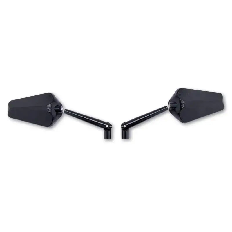 HIGHSIDER Prato Mirror Pair Anodized Black for Powersports
