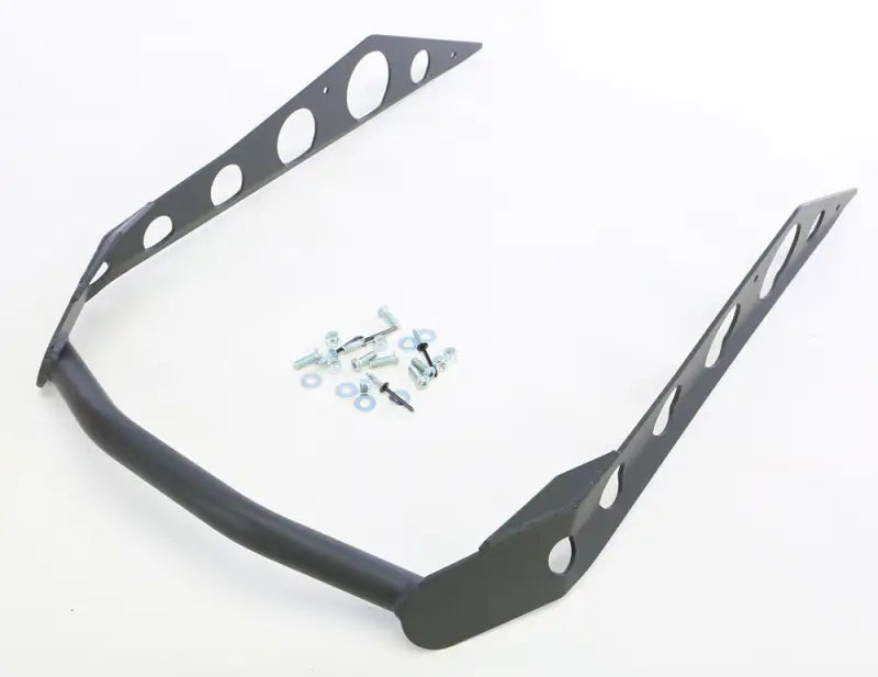 Black metal roll cage or bumper frame with mounting hardware for PRB300-FBK aluminum rear bumper