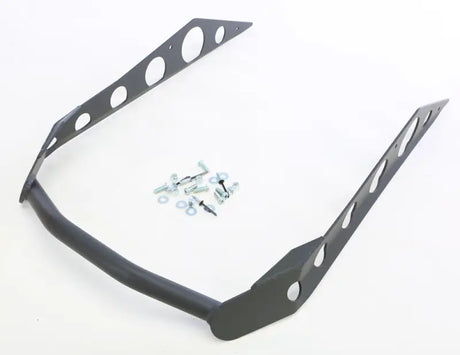 Black metal roll cage or bumper frame with mounting hardware for PRB300-FBK aluminum rear bumper