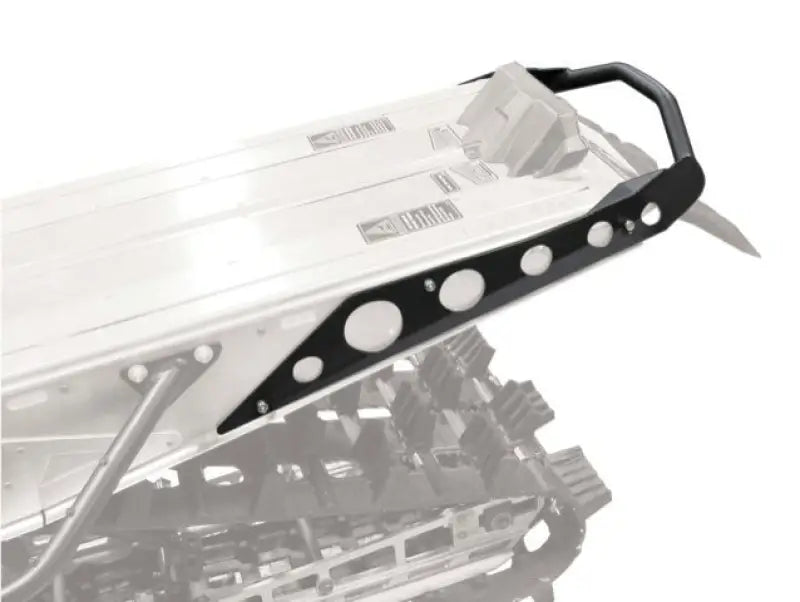 Black metal snowmobile rear bumper with grab handle for Polaris Pro PRB300-FBK
