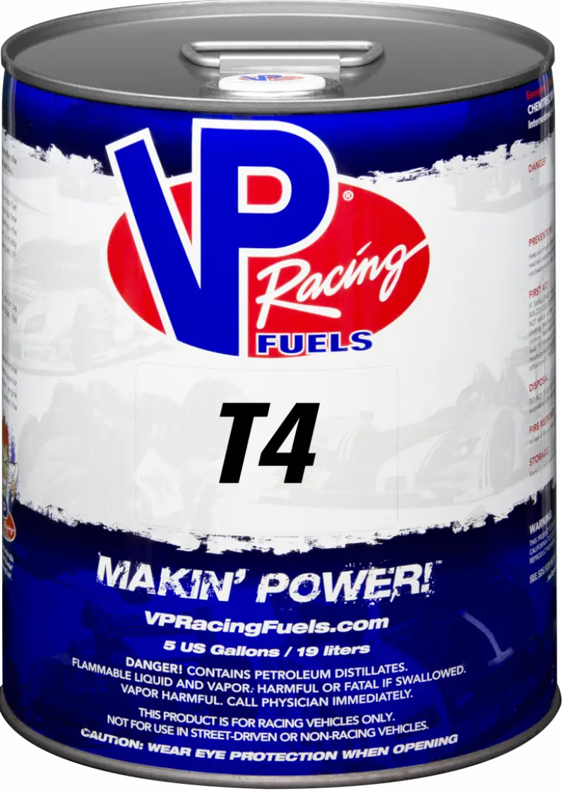 T4 Vp Fuel 5 Gal Pail - VP RACING