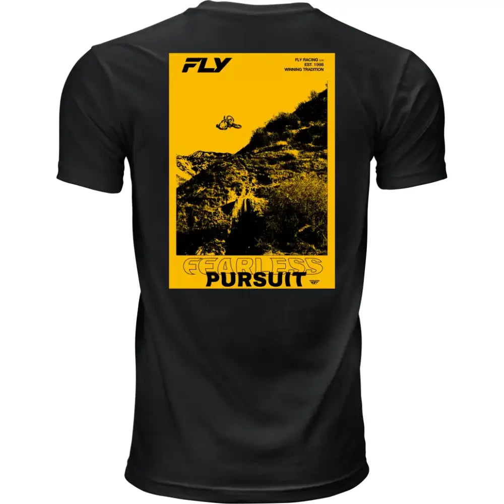 Fly Freeride Tee Black Lg - FLY RACING