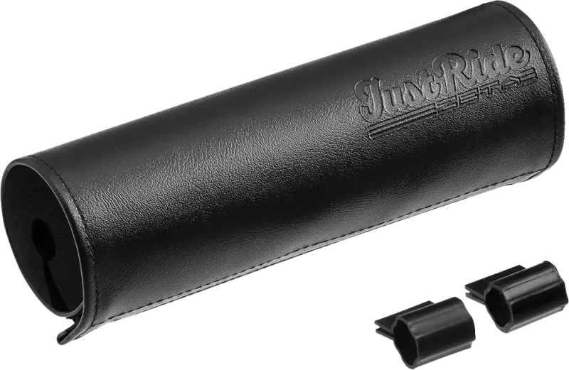 Handlebar Bar Pad Leather 165mm Black - ZETA