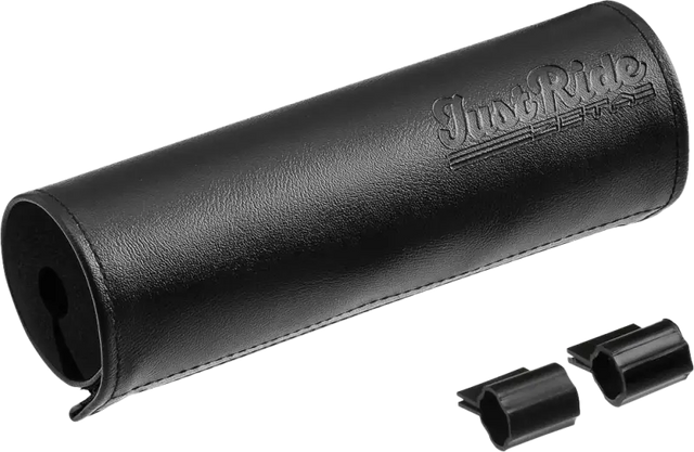 Handlebar Bar Pad Leather 165mm Black - ZETA