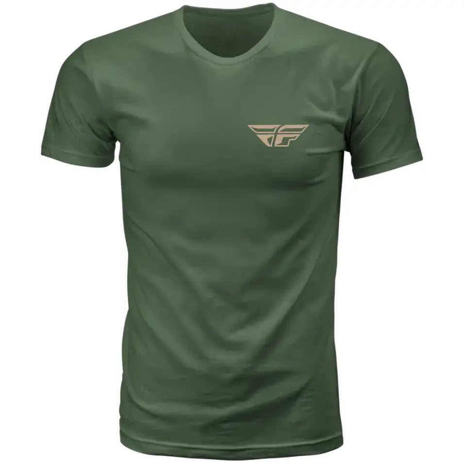 Fly Staple Tee Green Lg - FLY RACING
