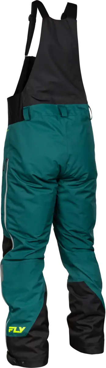 Incline Bib Teal/Black Xl Tall - FLY RACING