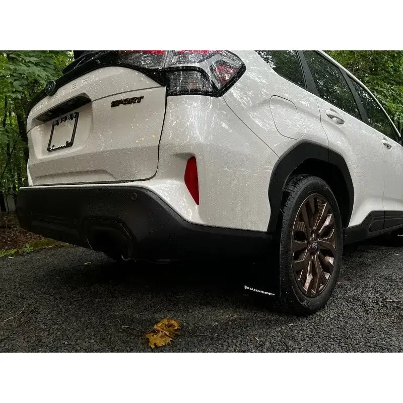 Rally Armor 2025 Subaru Forester Black UR Mud Flap w/Metallic Black Logo - Rally Armor