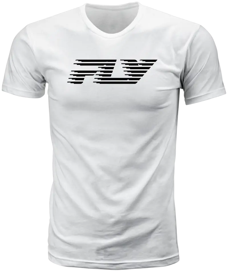 Fly Fast Tee White Lg - FLY RACING