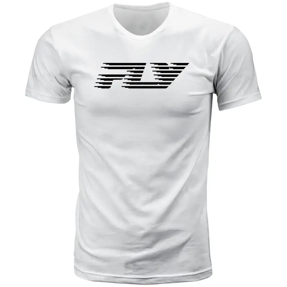 Fly Fast Tee White Lg - FLY RACING