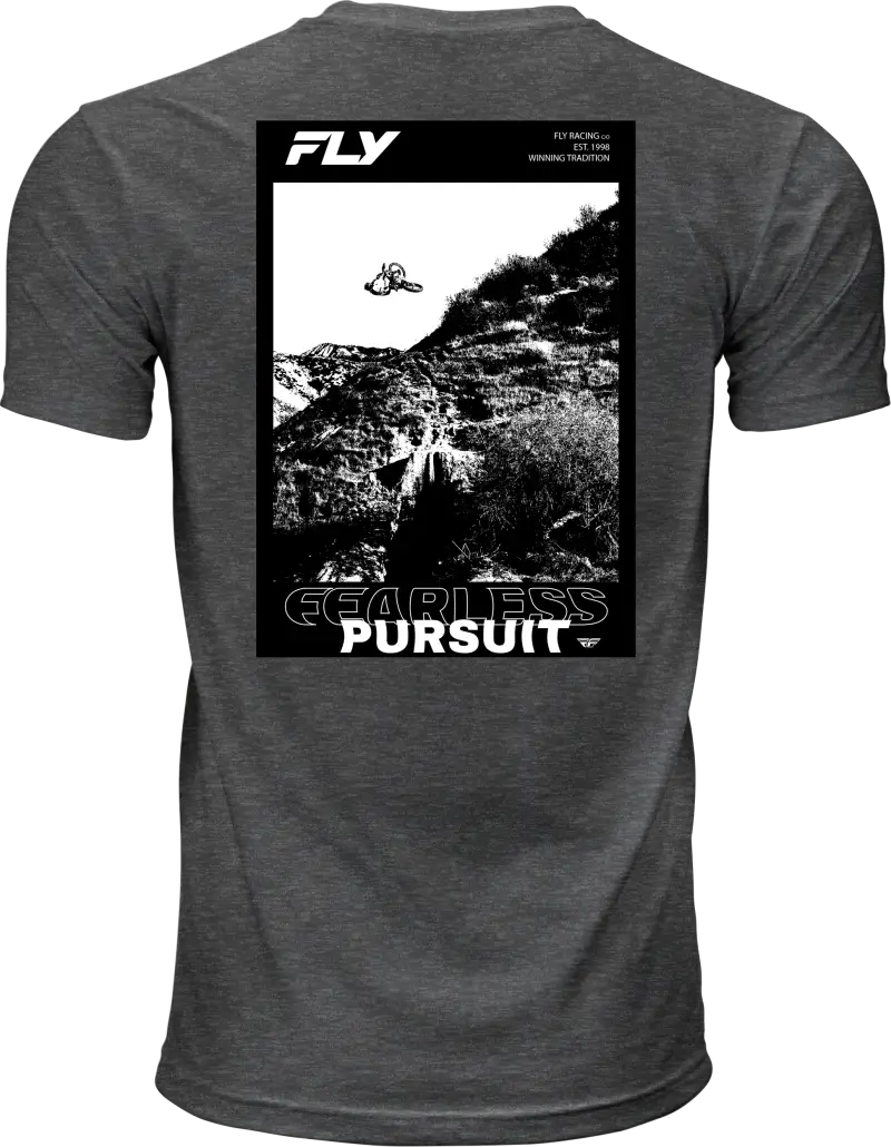 Fly Freeride Tee Grey Lg - FLY RACING