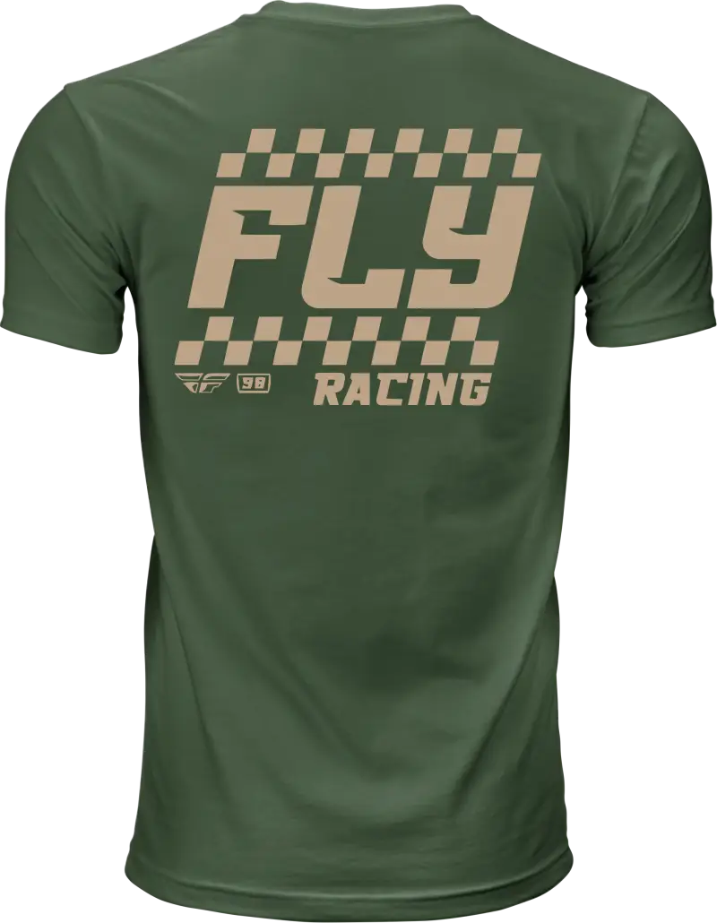 Fly Staple Tee Green Sm - FLY RACING