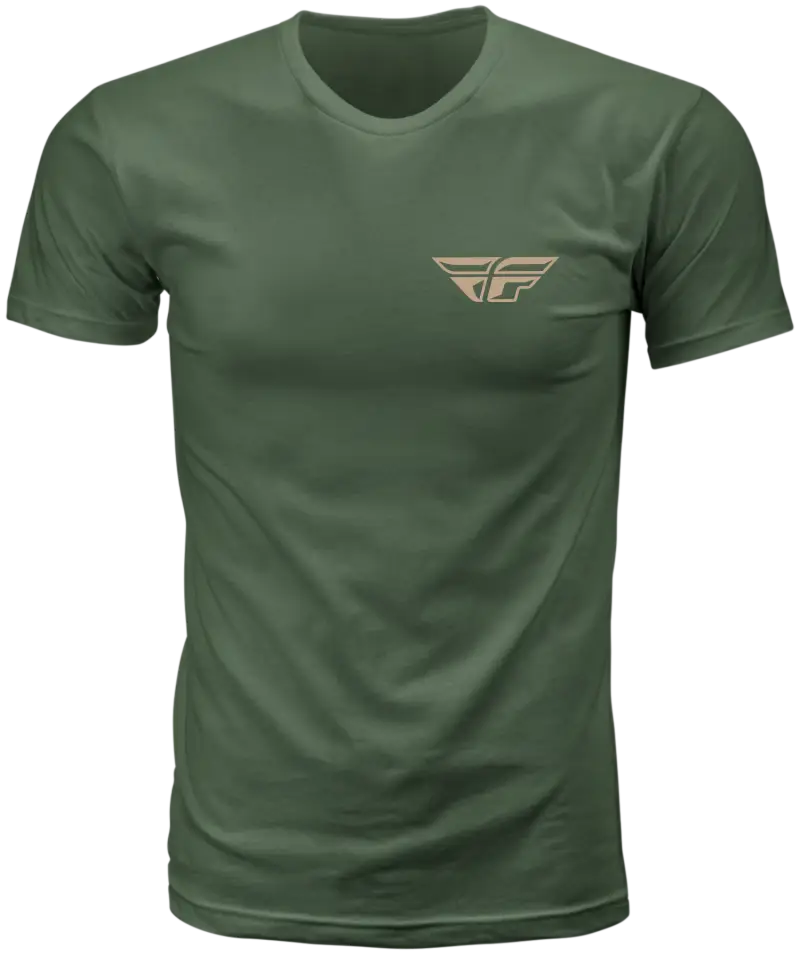 Fly Staple Tee Green Md - FLY RACING