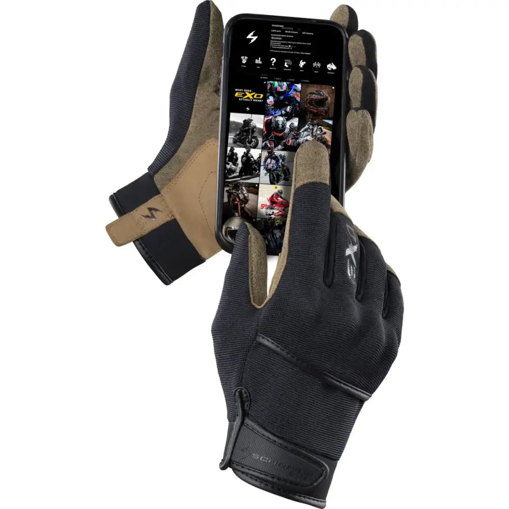Stealth Grip Gloves Black 3x - SCORPION EXO
