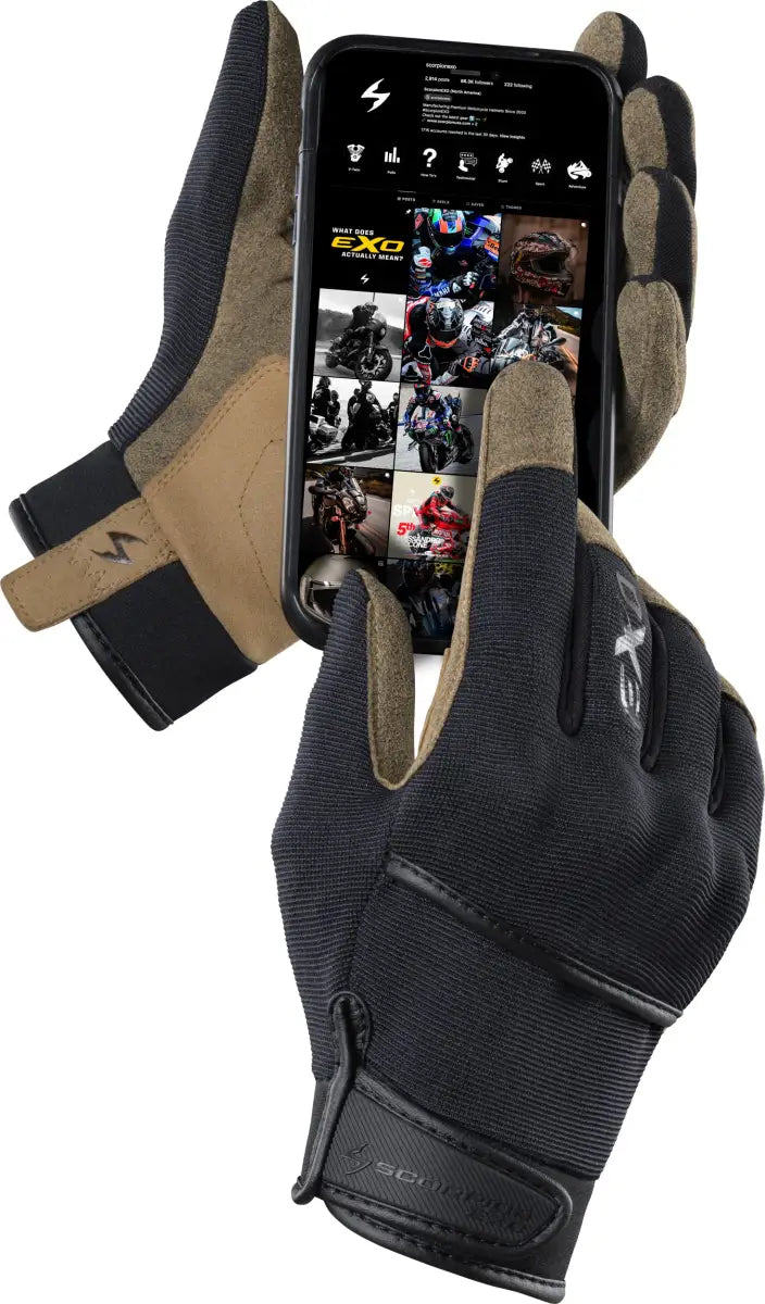 Stealth Grip Gloves Black 3x - SCORPION EXO