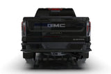 Rally Armor 20-24 GMC Sierra 2500/3500 HD Denali Black Mud Flap w/White Logo - Rally Armor