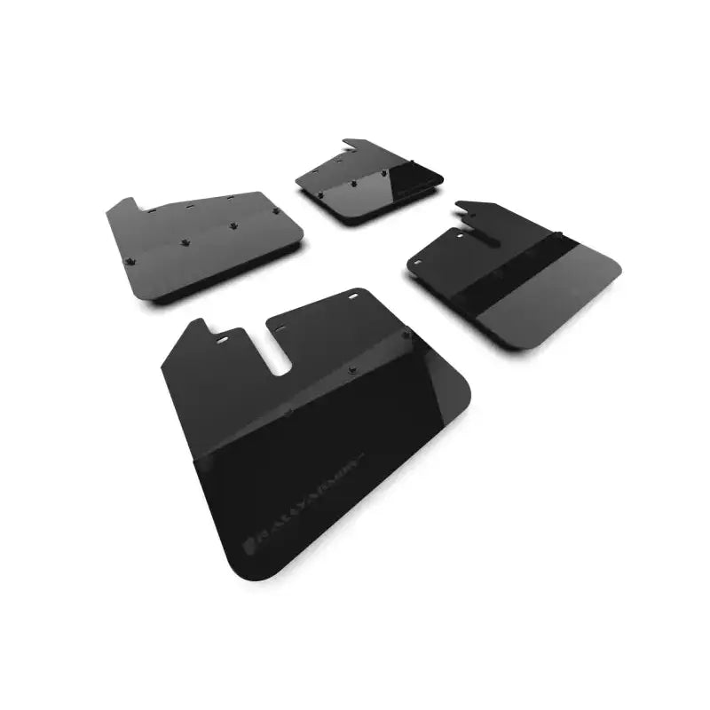 Rally Armor 20-24 GMC Sierra 2500/3500 HD Denali Black Mud Flap w/Metallic Black Logo - Rally Armor