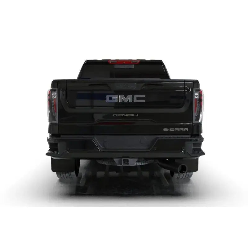 Rally Armor 20-24 GMC Sierra 2500/3500 HD Denali Black Mud Flap w/Metallic Black Logo - Rally Armor