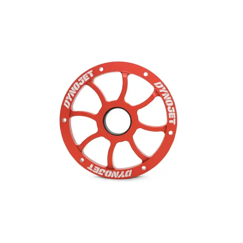 Red metal pressure plate with spokes from the Pressure Plate Kit for your clutch repair