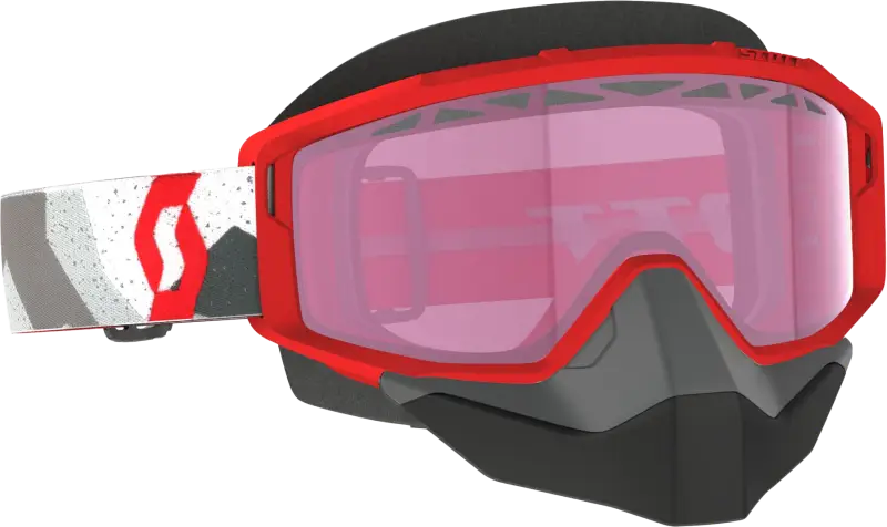 Primal Snow Cross Goggle Camo White/Red Rose Tint
