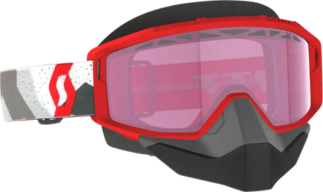 Primal Snow Cross Goggle Camo White/Red Rose Tint