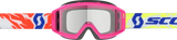 Primal Youth Goggle Pink Clear Lens