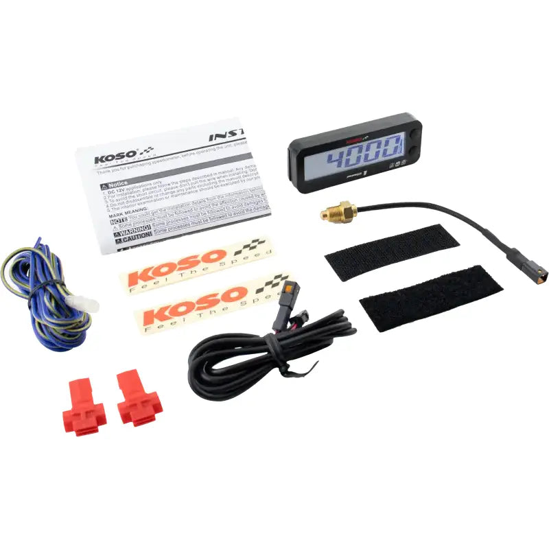 KOSO Pro 1 Rpm And Temp Meter for Powersports