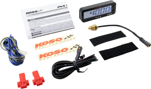 KOSO Pro 1 Rpm And Temp Meter for Powersports