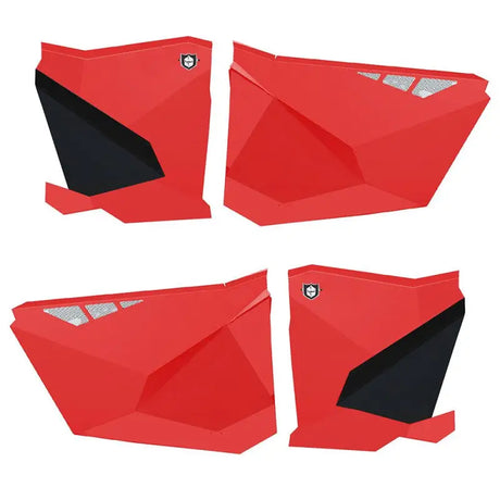 Traditional Half Doors Red