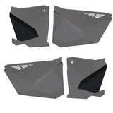 Traditional Half Doors Titanium Metallic