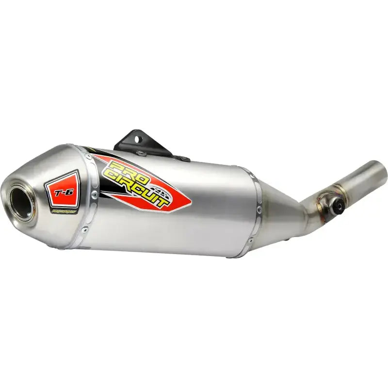 Pro Circuit T-6 Stainless Slip-On Exhaust System for Kawasaki 250F - Part Number 0122525A - PRO CIRCUIT