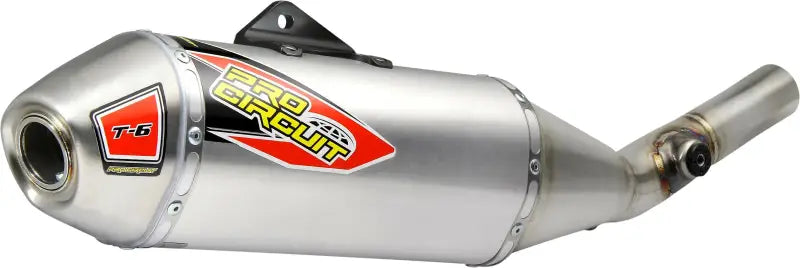 Pro Circuit T-6 Stainless Slip-On Exhaust System for Kawasaki 250F - Part Number 0122525A - PRO CIRCUIT