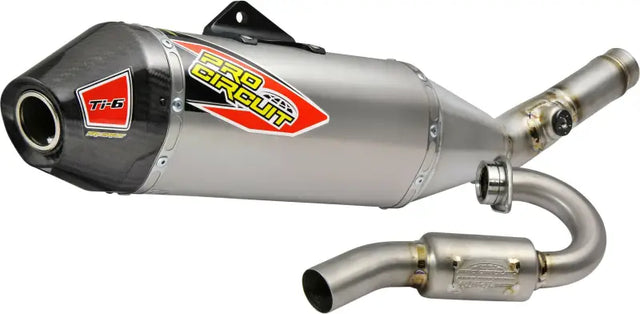 Pro Circuit Ti 6 Titanium System with Car Cap - Part Number 0322525F - PRO CIRCUIT